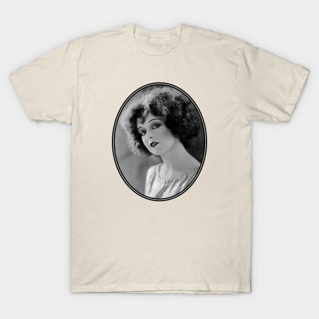 Clara Bow: The Silver Screen's Perfect Flapper T-Shirt by Noir-N-More